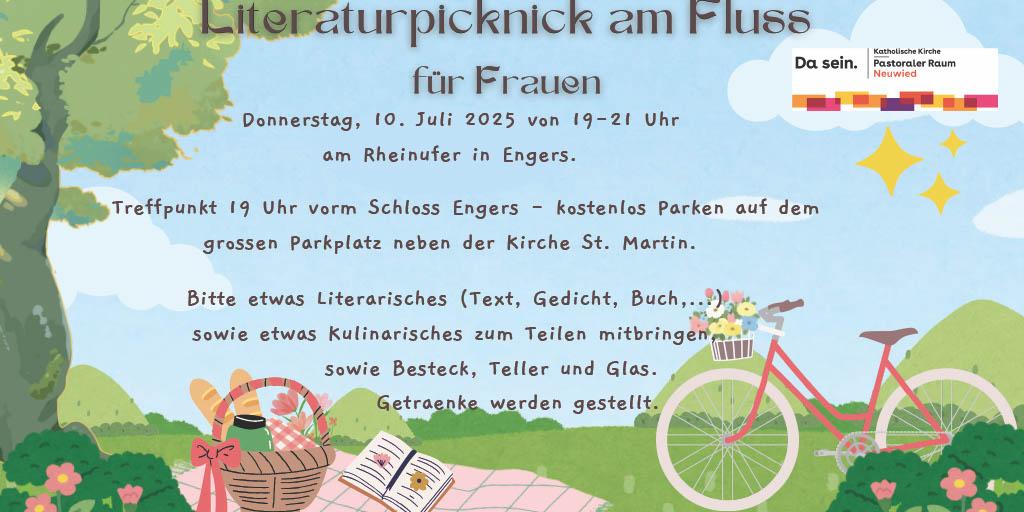 Literaturpicknick am Fluss für Frauen