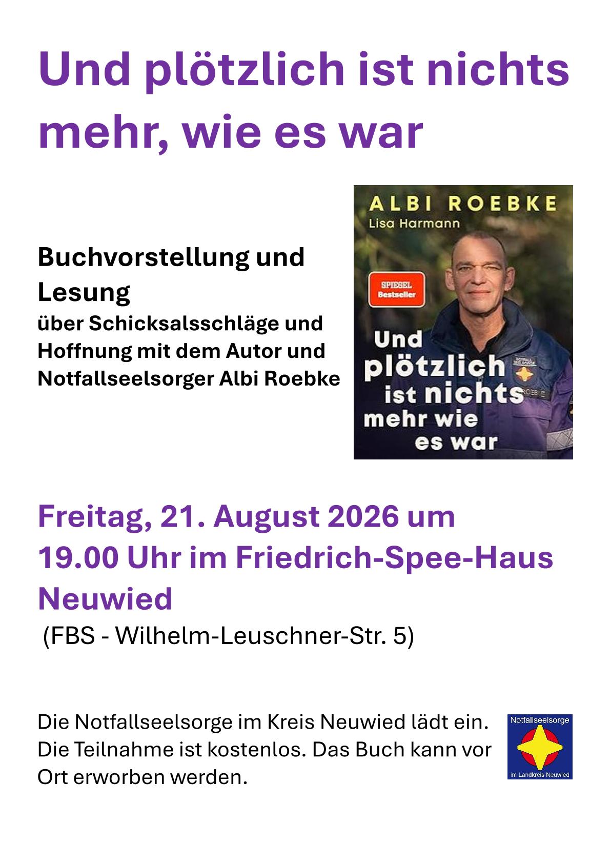 Lesung Roebke