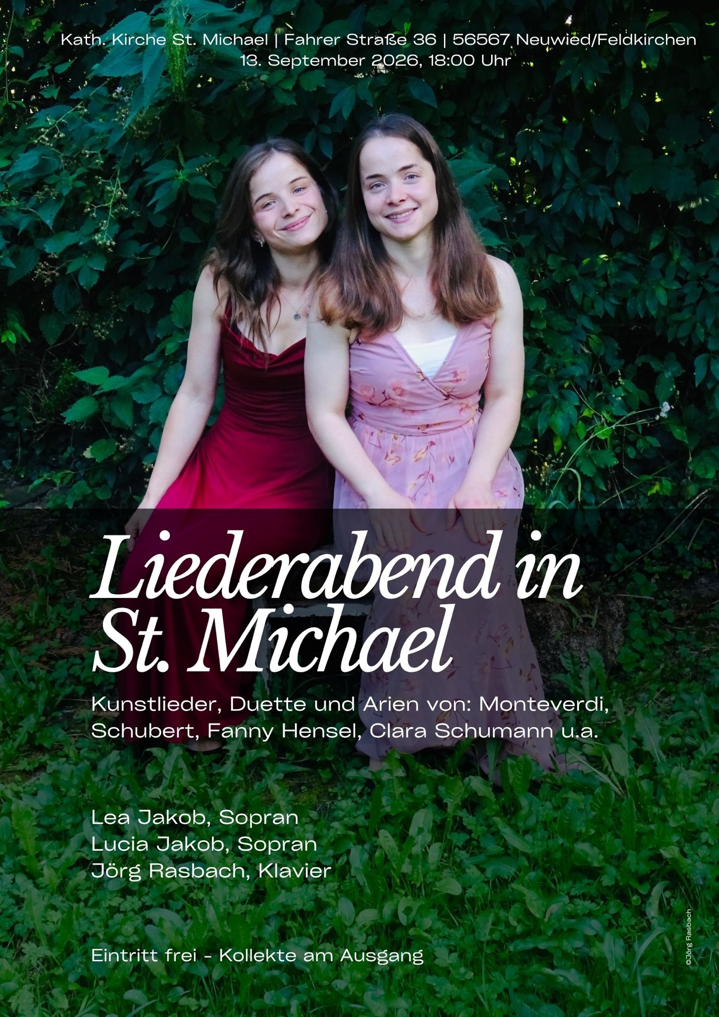 Plakat Liederabend St. Michael 13-09-2026